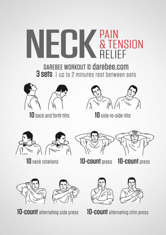 Not taking too much of your time, these exercises are simple way to help prevent your neck pain.